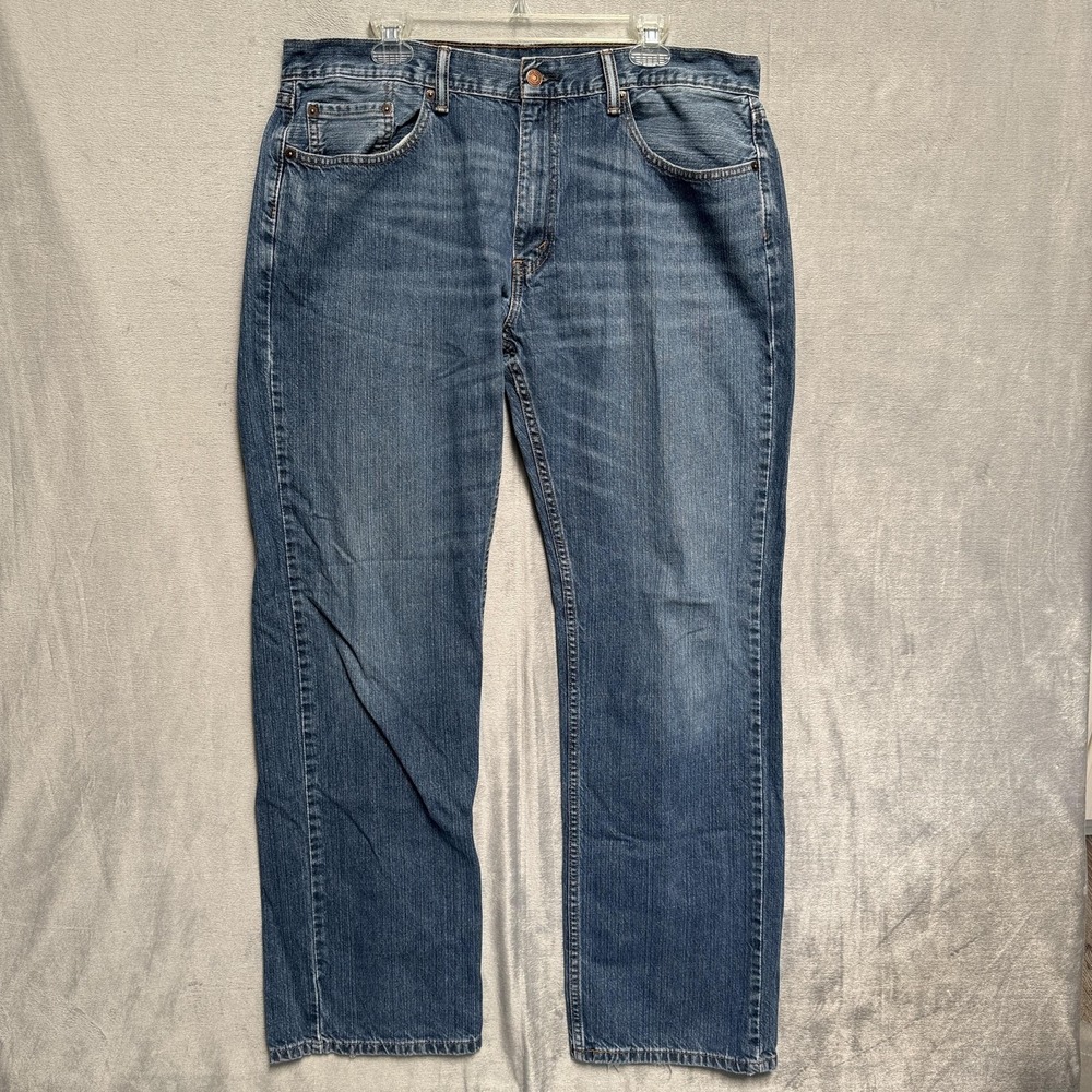 Levis‎ 559 Jeans Mens 38x34 Blue Medium Wash Relaxed Straight Denim Cotton
